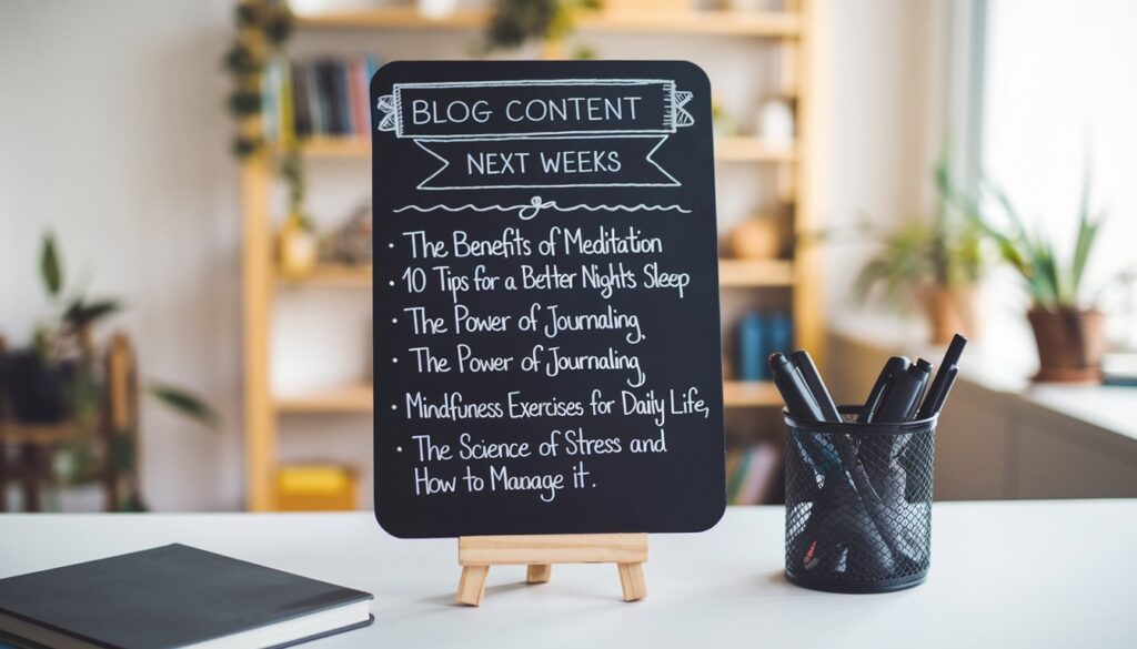 Key Components of a Blog Content Plan